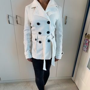 Soft Ivory Pea Coat